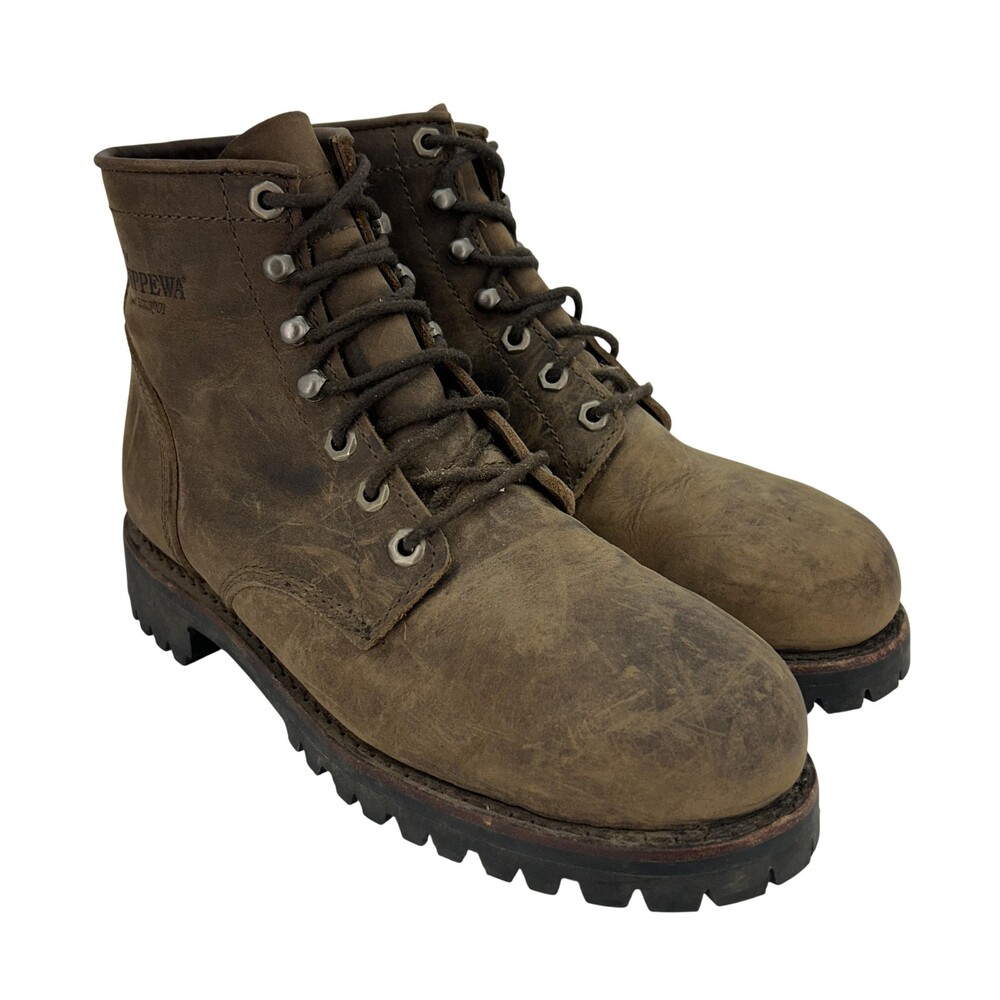 Chippewa Boots Mens Size 8D Classic 2.0 Leather 6" Lace Up Steel Toe NC2081 Work